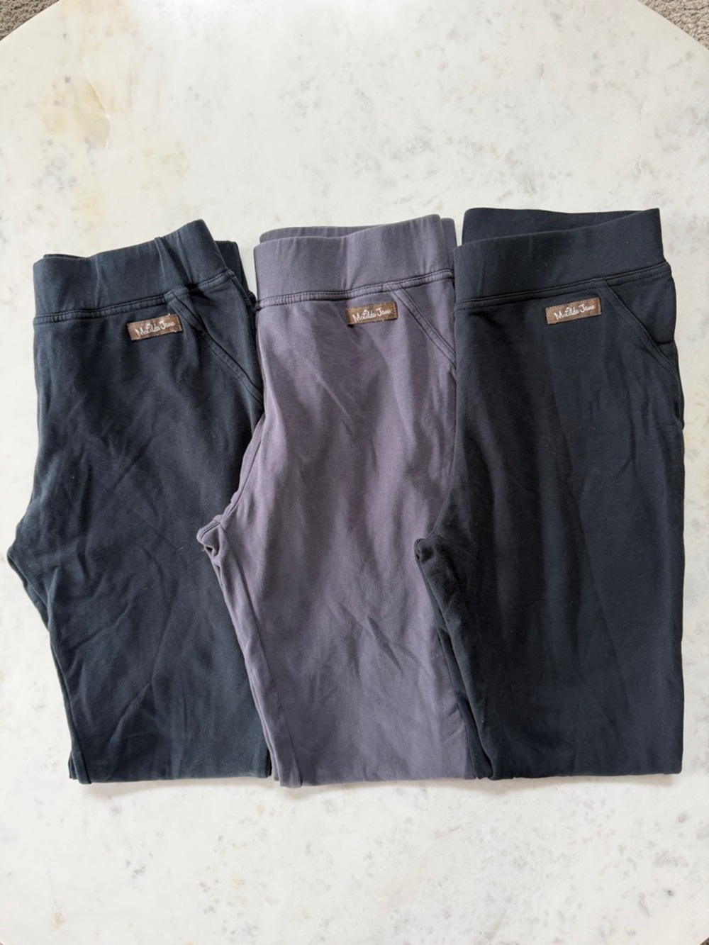 Matilda Jane Leggings Set - Black and mauve